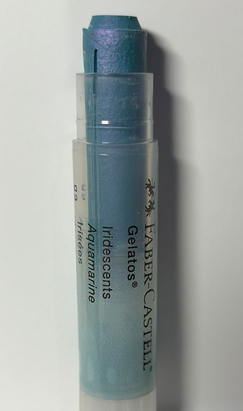 BJR- GELATOS- SINGLE- AQUAMARINE- ART CRAYON