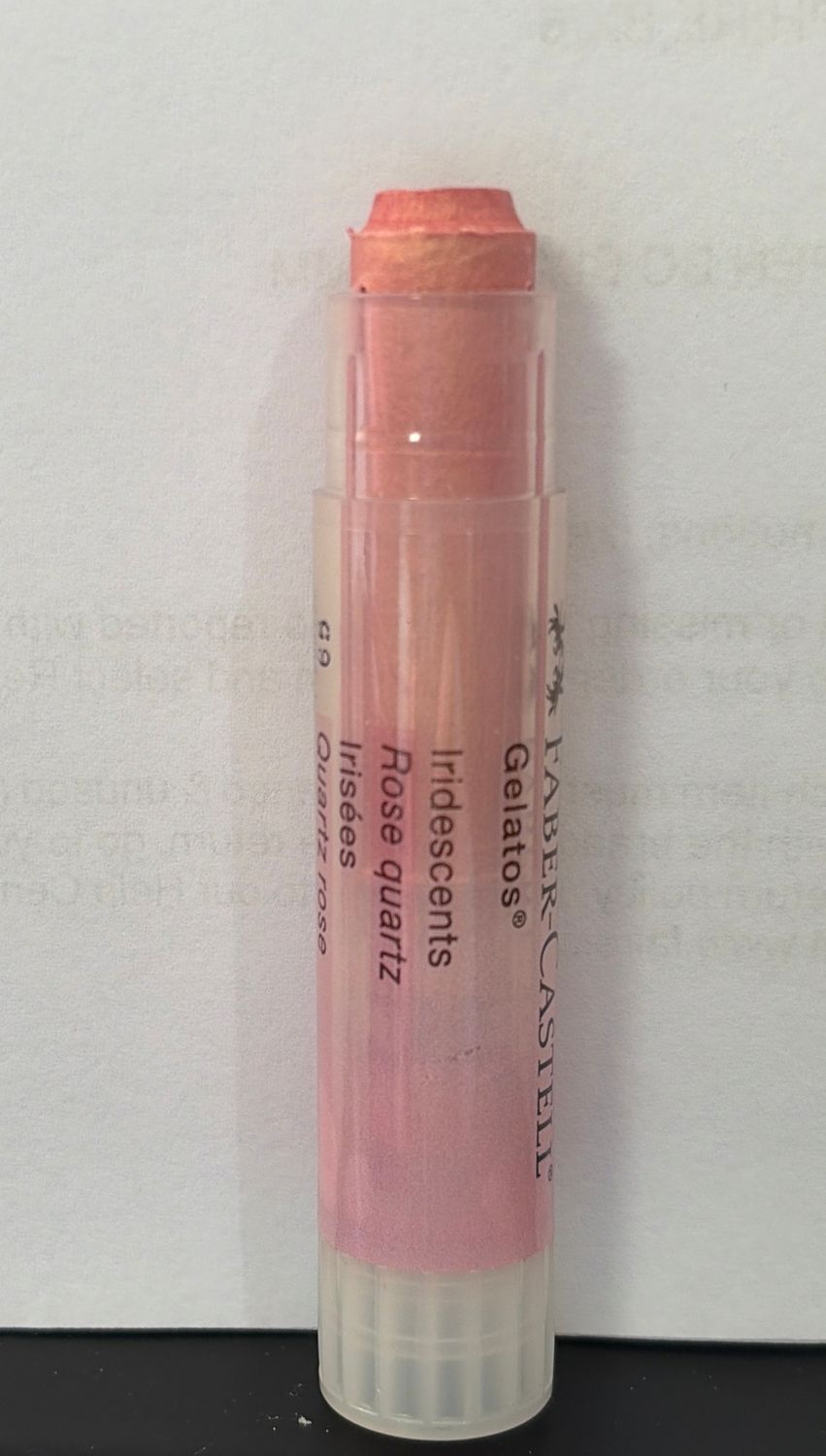 BJR- GELATOS- SINGLE- ROSE QUARTZ- ART CRAYON