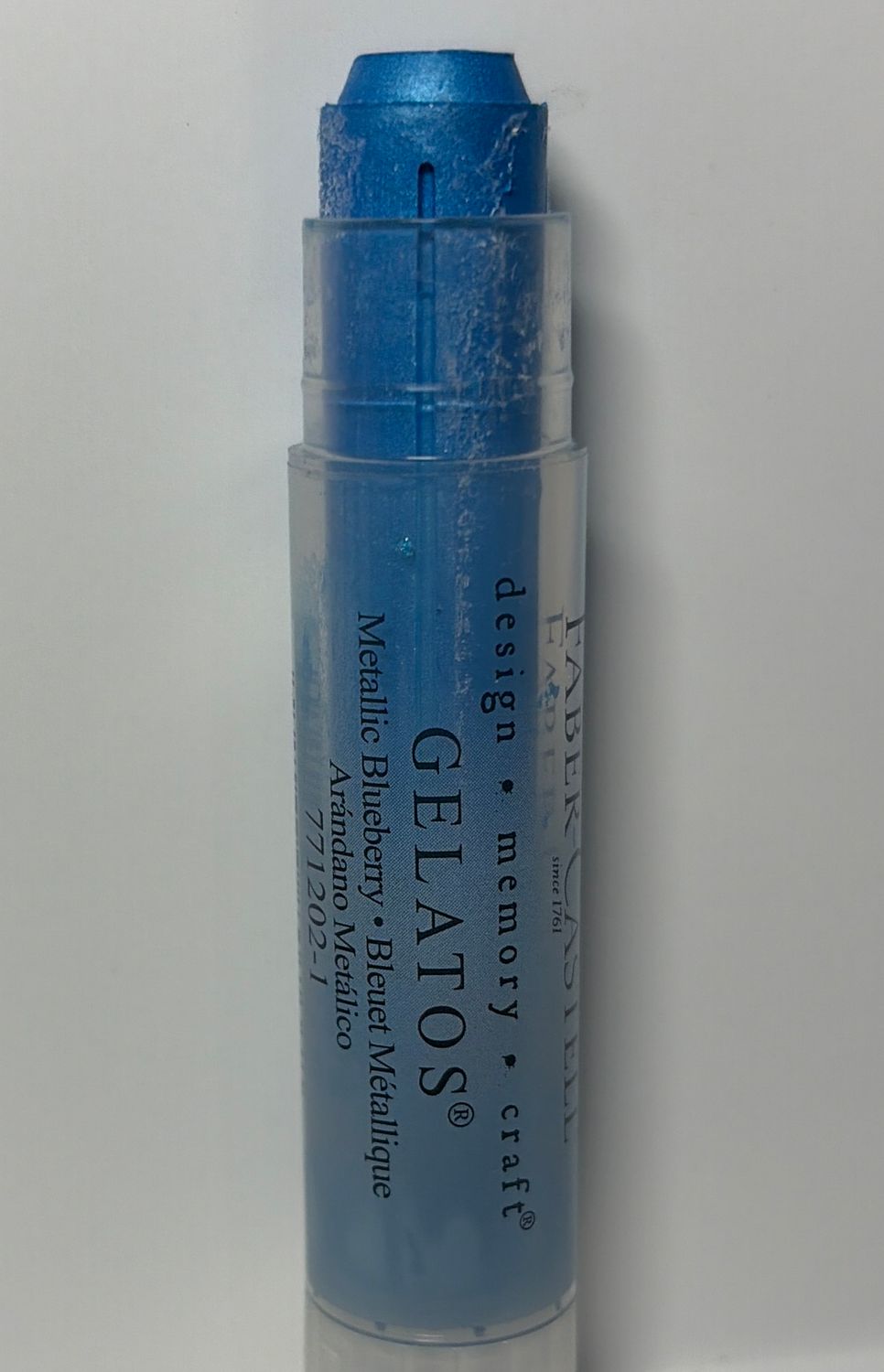BJR- GELATOS- SINGLE- METALLIC BLUEBERRY- ART CRAYON