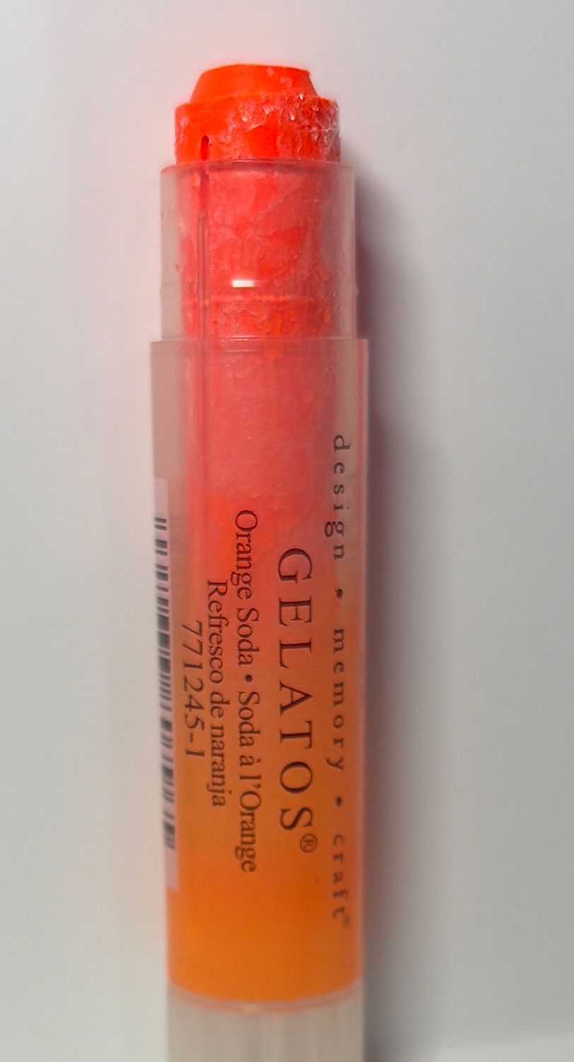 BJR- GELATOS- SINGLE- ORANGE SODA- ART CRAYON