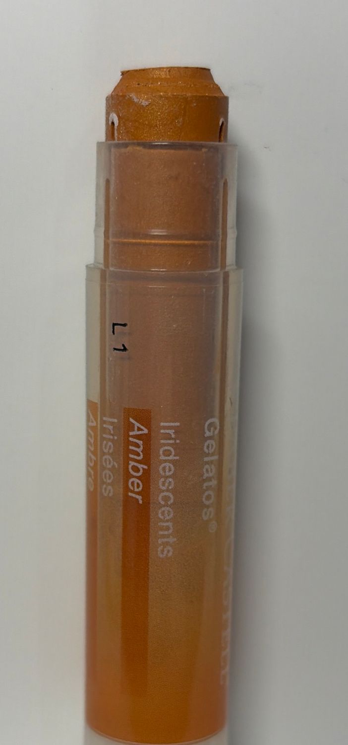 BJR- GELATOS- SINGLE- AMBER- ART CRAYON
