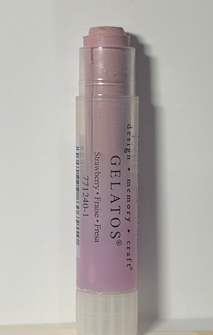 BJR- GELATOS- SINGLE- STRAWBERRY- ART CRAYON