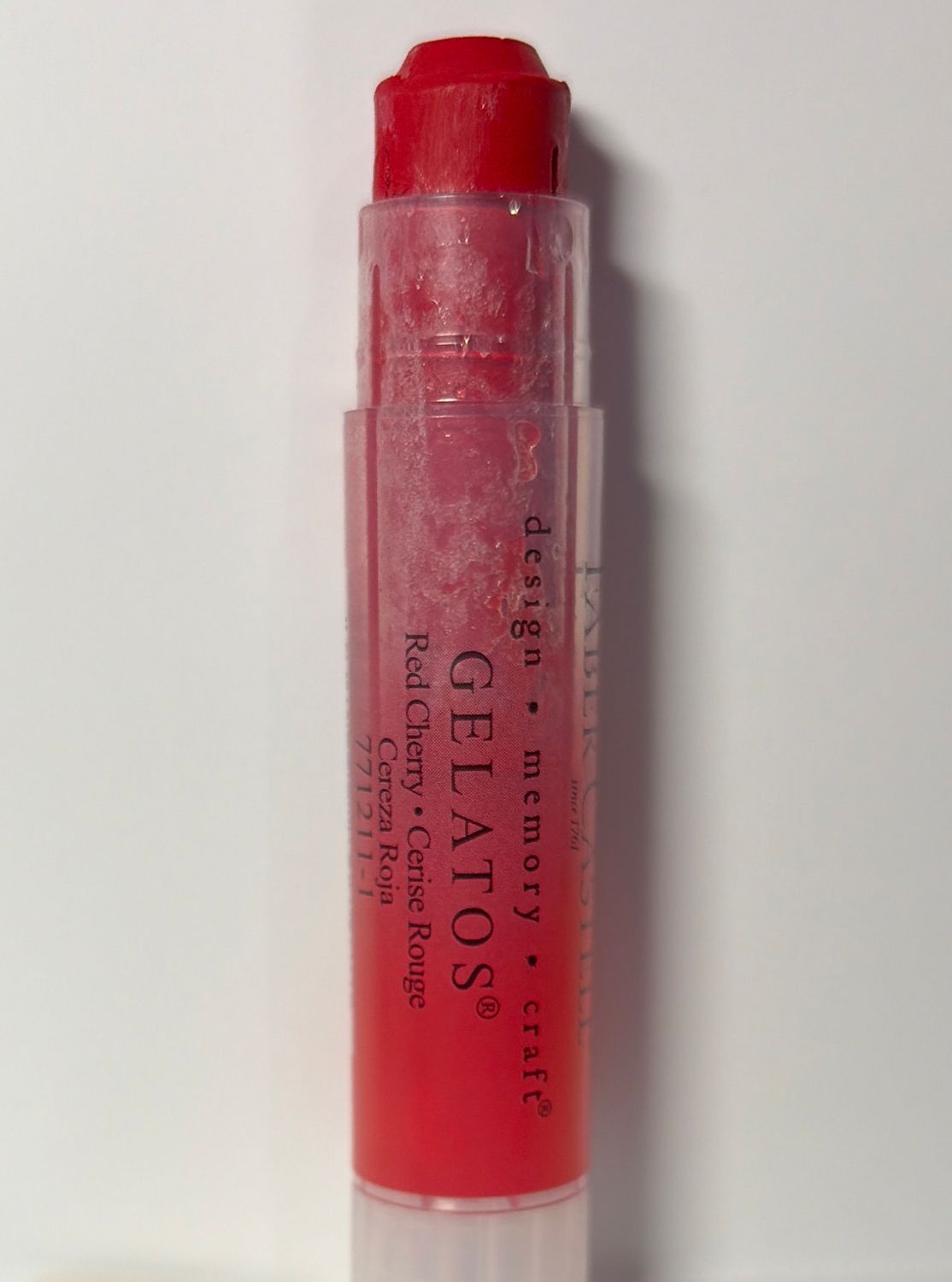 BJR- GELATOS- SINGLE- RED CHERRY- ART CRAYON