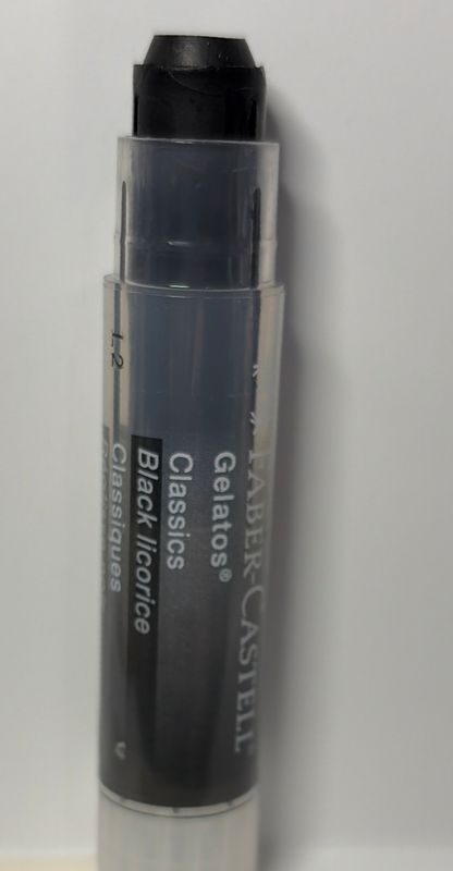 BJR- GELATOS- SINGLE- BLACK LICORICE- ART CRAYON