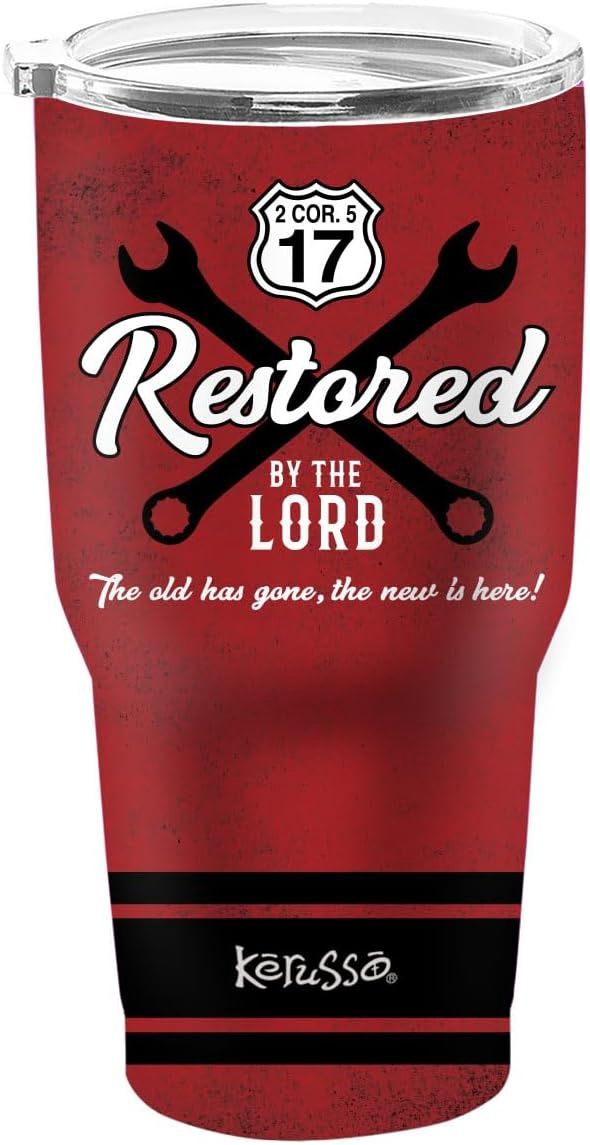 30 OZ RESTORED BY THE LORD TUMBLER