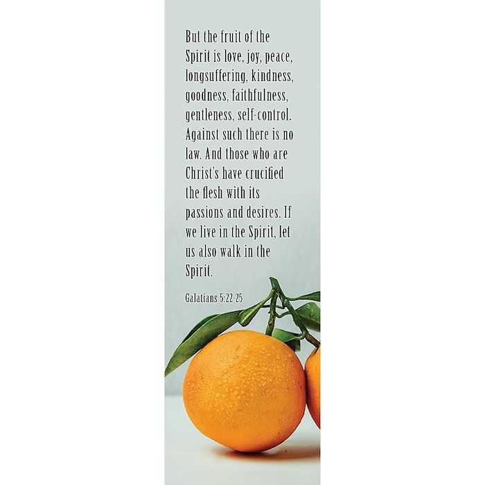 BOOKMARK- FRUIT OF THE SPIRIT- 25/PACK