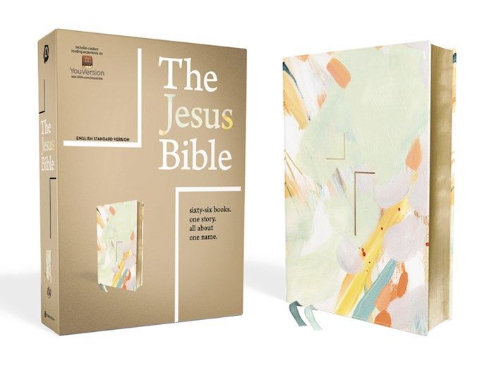 B-ESV- JESUS BIBLE, TEAL MULTI-COLOR