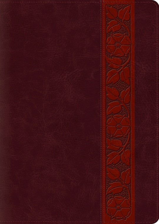 B-ESV- STUDY BIBLE, MAHOGANY, LARGE PRINT, INDEXED
