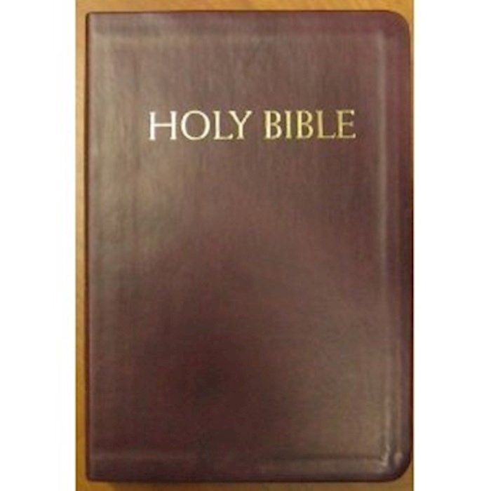 B-NABRE- CATHOLIC COMPANION BIBLE, BURGUNDY IMITATION LEATHER