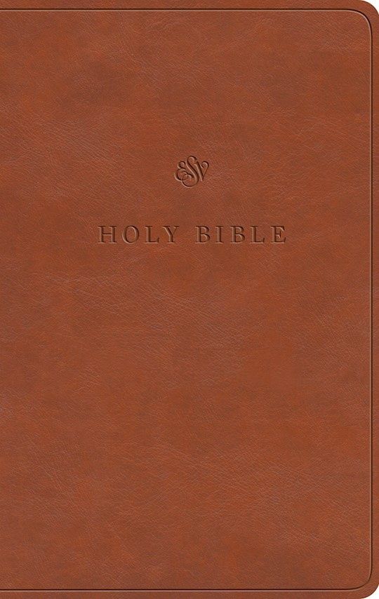 B-ESV- THINLINE VALUE BIBLE, ENGLISH SADDLE TRUTONE