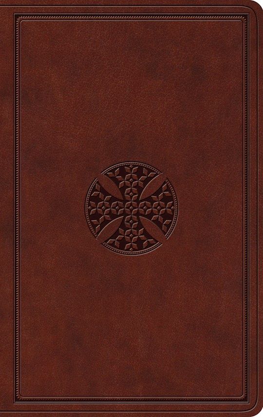 B-ESV- THINLINE VALUE BIBLE, BROWN, MOSAIC TRUTONE