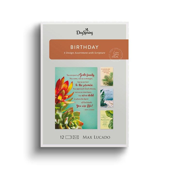 BOXED CARD- BIRTHDAY- MAX LUCADO- 12/BOX