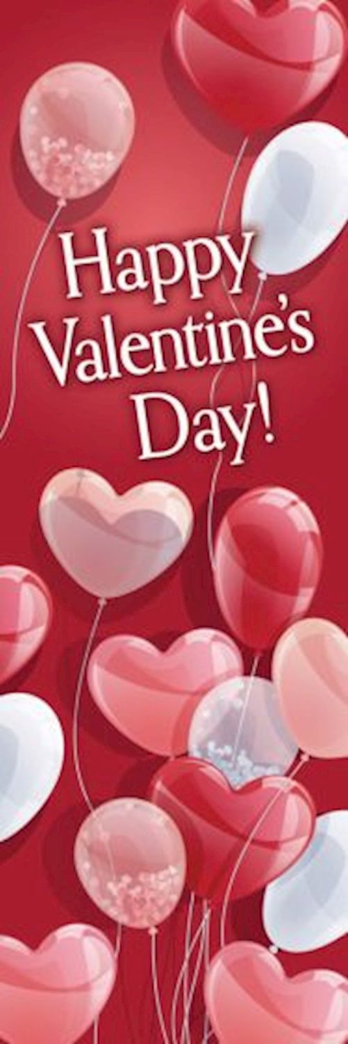 BOOKMARK- HAPPY VALENTINE'S DAY- 25/PACK