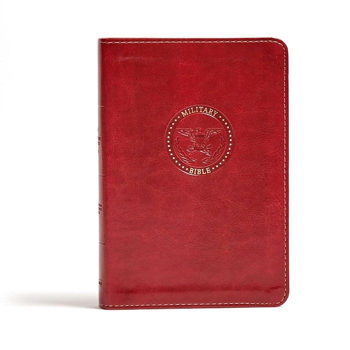 B-CSB- MILITARY BIBLE, FOR MARINES- BURGUNDY