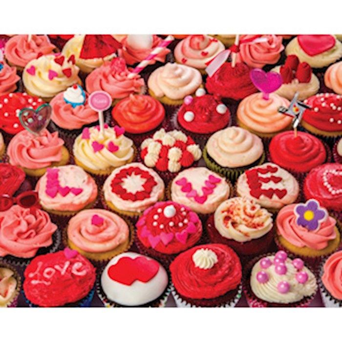 JIGSAW PUZZLE- CUPCAKES OF LOVE, 1000 PIECES