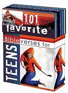 101 FAVORITE BIBLE VERSES FOR TEENS, BOX OF BLESSINGS 51 CARDS/PACK