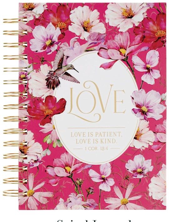 JOURNAL- SPIRAL, WIREBOUND- LOVE IS PATIENT