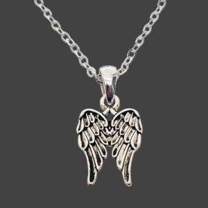 NECKLACE- FOREVER FAITH- ANGEL WINGS SILVER