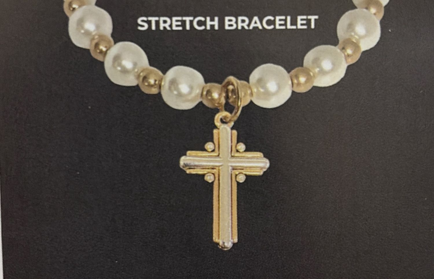 BRACELET- JOY UNSPEAKABLE- HARMONY CROSS, GOLD