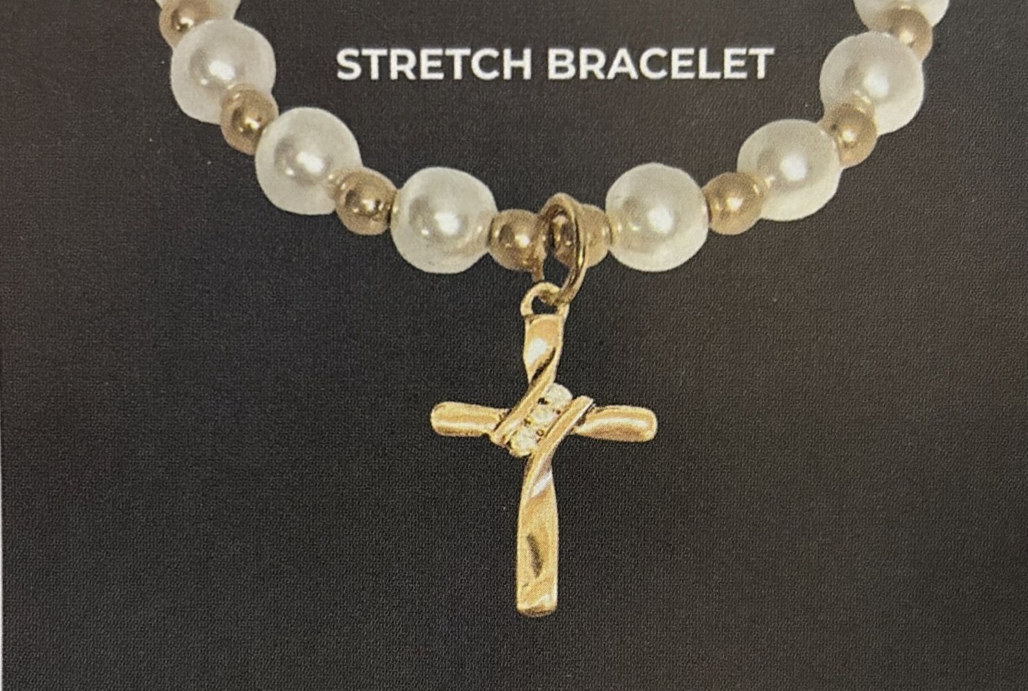 BRACELET- JOY UNSPEAKABLE- JOYFUL CROSS, GOLD