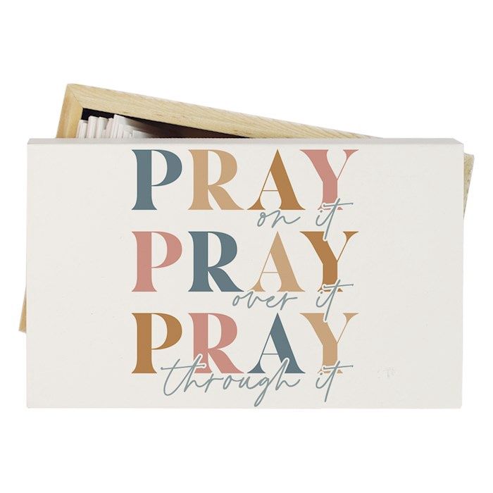 PRAYER BOX- PRAY ON IT