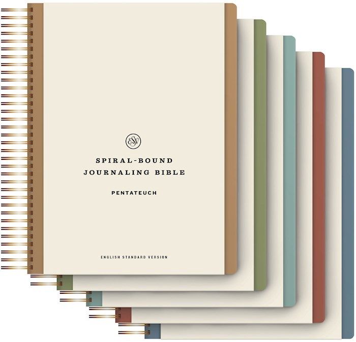 B-ESV- SPIRAL-BOUND JOURNALING BIBLE, 5 VOLUME SET