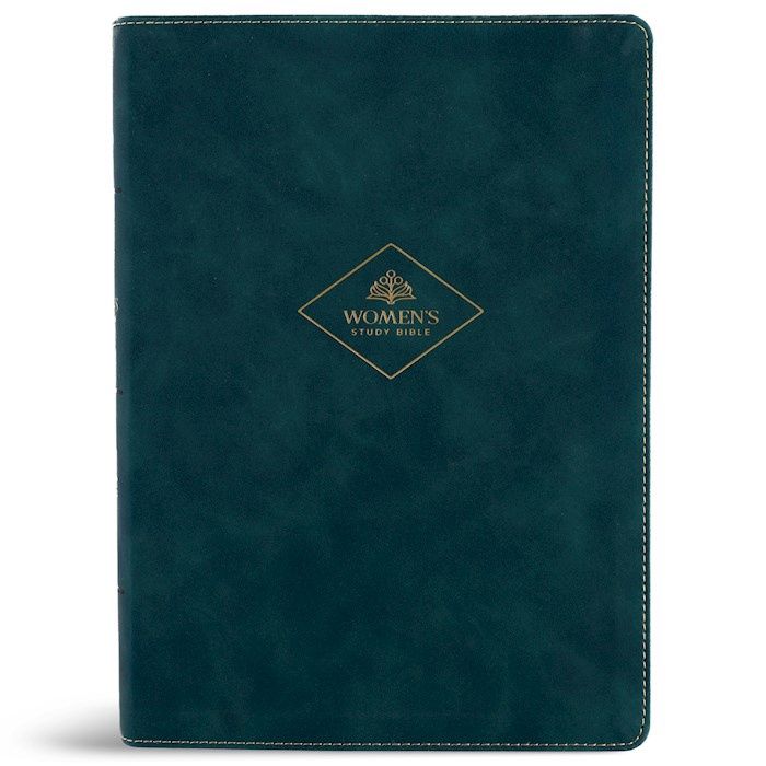 B-CSB- WOMEN'S STUDY BIBLE, PEACOCK, LEATHERTOUCH- SALE!