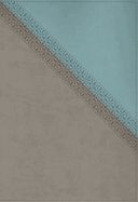 B-NIV- APPLICATION BIBLE, TEAL/GREY- SALE!