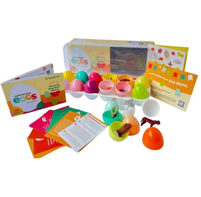 RESURRECTION EGGS, WITH BILINGUAL BOOKLET