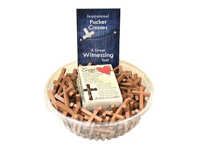 POCKET CROSS- WOOD, ASSORTED