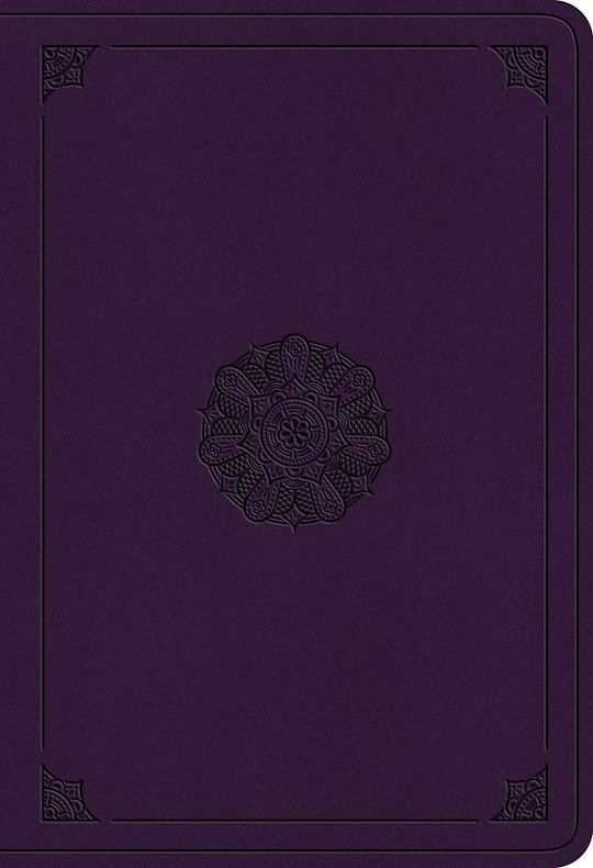 B-ESV- STUDENT STUDY BIBLE, LAVENDER