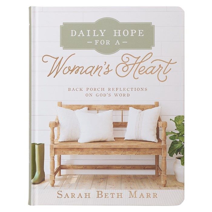 DAILY HOPE FOR A WOMAN'S HEART- HARDCOVER