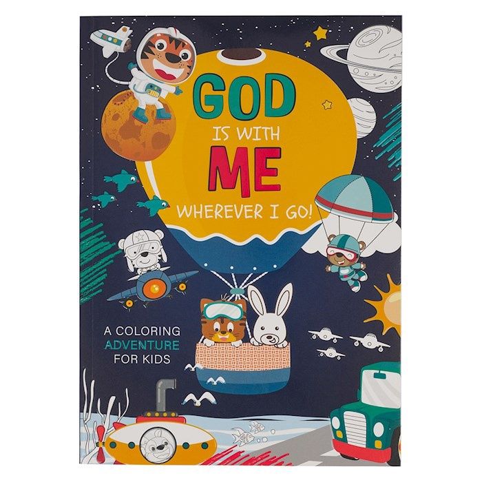 COLORING BOOK- GOD IS WITH ME WHEREVER I GO
