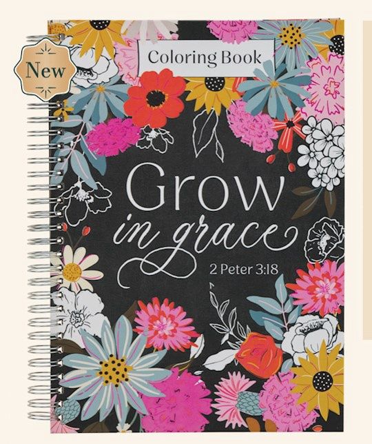 ACB- GROW IN GRACE COLORING, SPIRAL