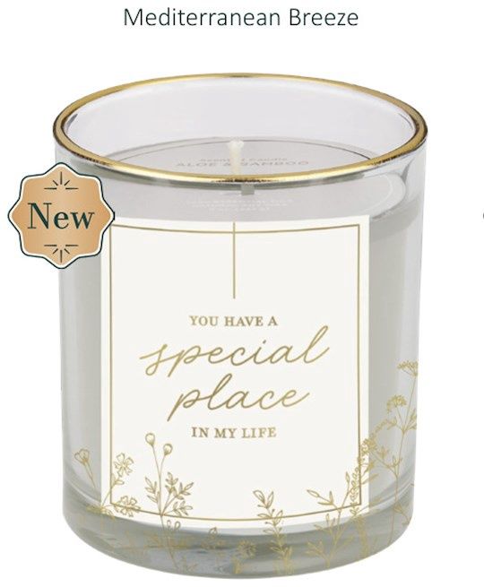 GLASS CANDLE- YOU HAVE A SPECIAL PLACE IN MY LIFE
