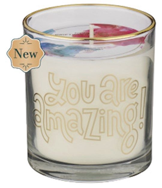 GLASS CANDLE- YOU ARE AMAZING