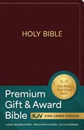 B-KJV- PREMIUM GIFT &amp; AWARD BIBLE- BURGUNDY