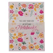NOTEBOOK SET- GOD IS WITH YOU, ZEPH 3:17- SET OF 3