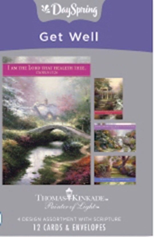 BOXED CARD- GET WELL, THOMAS KINKADE