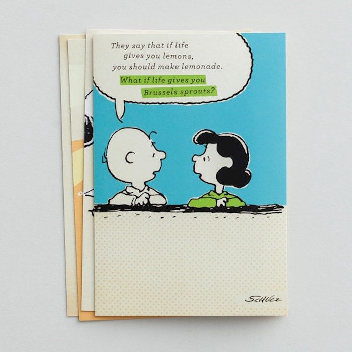 BOXED CARD- GET WELL, PEANUTS