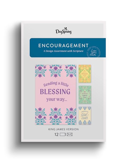 BOXED CARD- ENCOURAGEMENT, SENDING A LITTLE BLESSING, KJV
