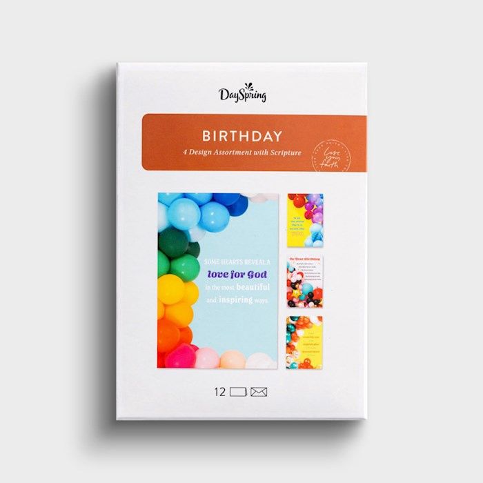 BOXED CARD- BIRTHDAY- BALLOONS