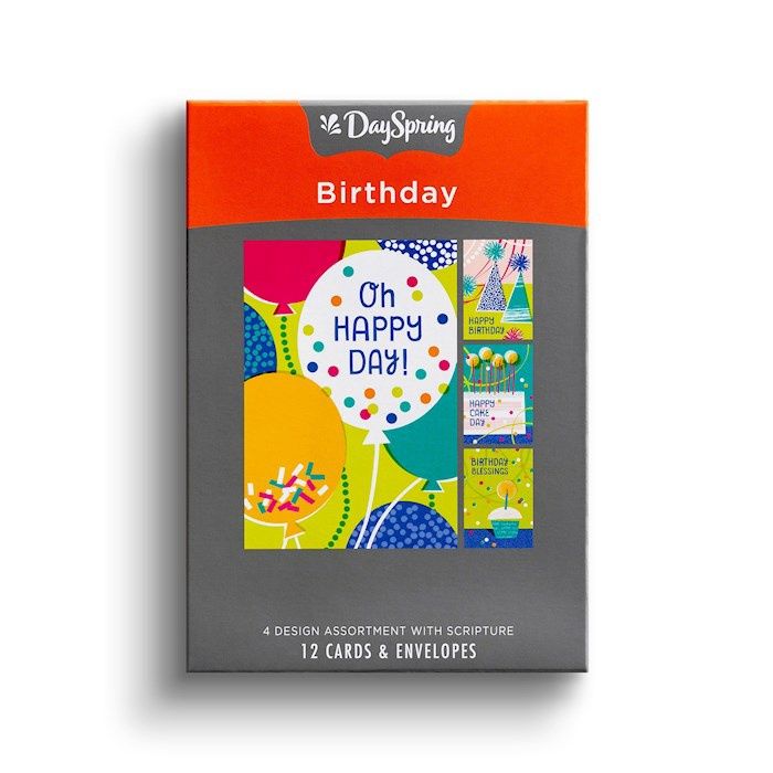 BOXED CARD- BIRTHDAY- ICONS