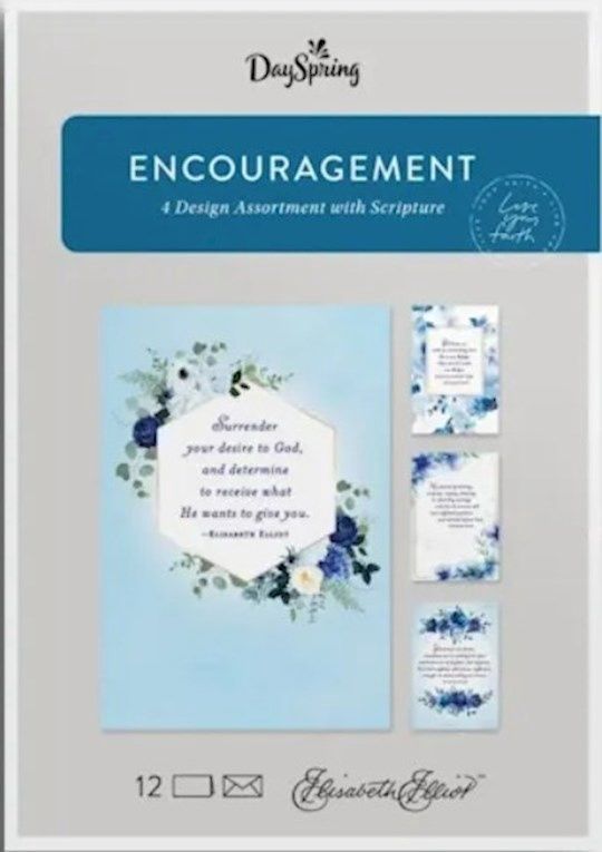 BOXED CARD- ENCOURAGEMENT- ENCOURAGE, ELISABETH ELLIOT