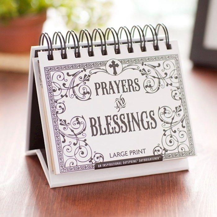 DAY BRIGHTENER- PRAYERS &amp; BLESSINGS, LARGE PRINT