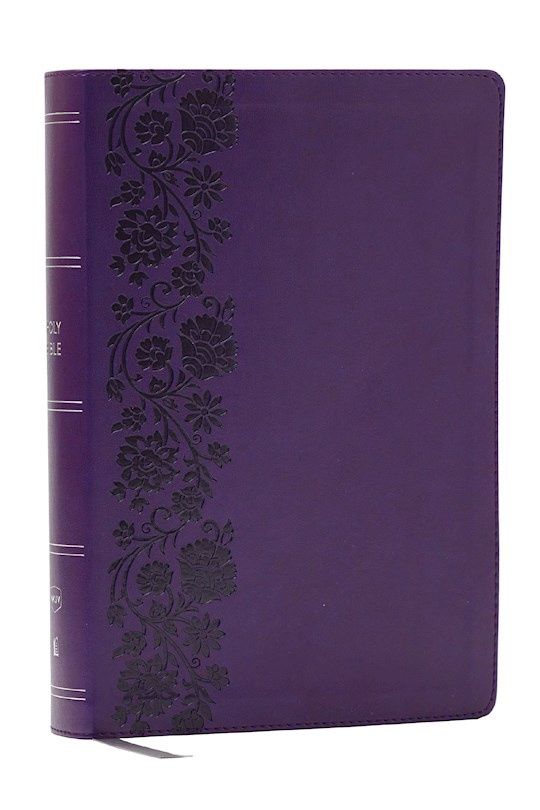 B-NKJV- GIANT PRINT, REFERENCE BIBLE, PURPLE
