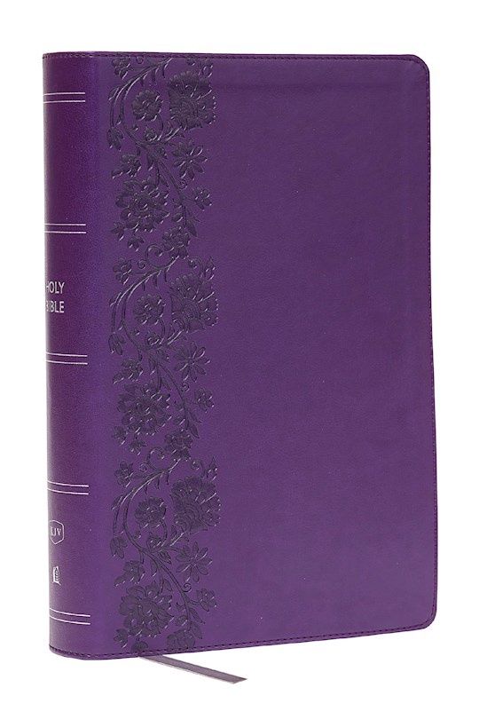 B-KJV- GIANT PRINT REFERENCE BIBLE, PURPLE