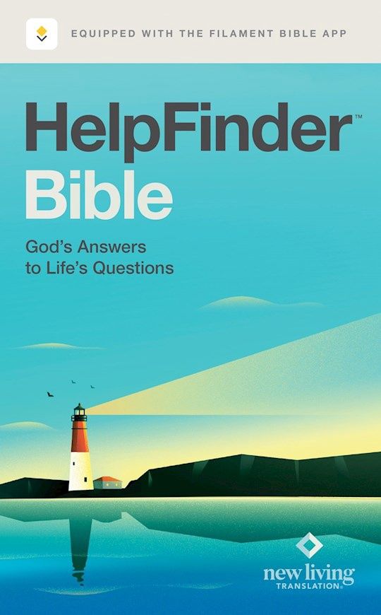 B-NLT- HELPFINDER BIBLE, HARDCOVER