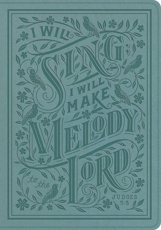 B-ESV- LARGE PRINT JOURNALING, PARIS SKY WITH VERSE