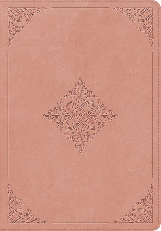 B-ESV- GIANT PRINT, BLUSH ROSE